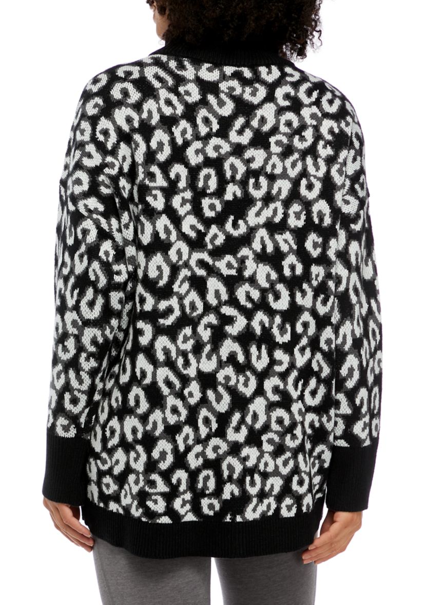 Printed Tunic Sweater