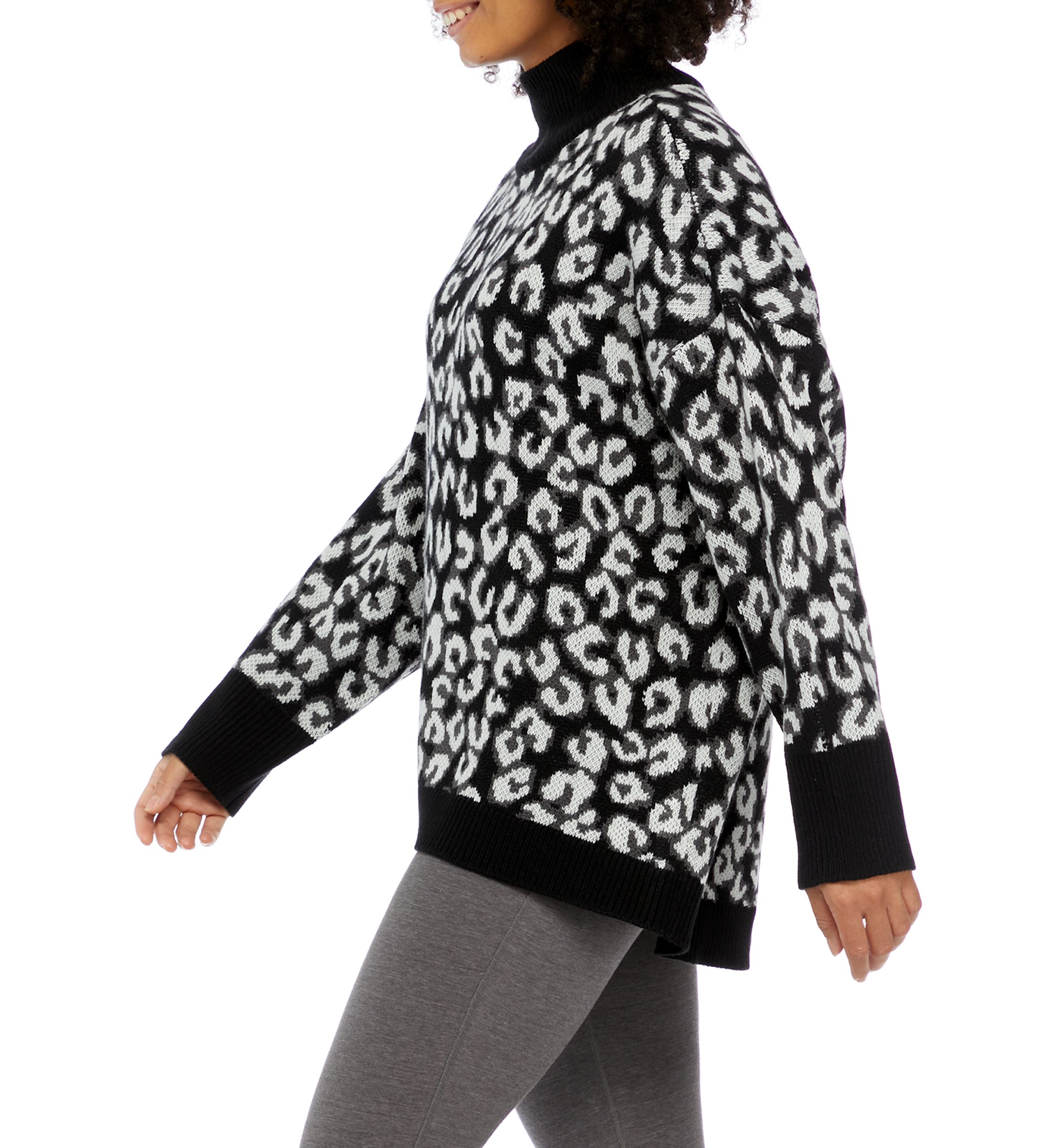 Printed Tunic Sweater