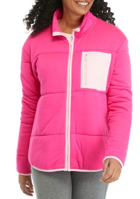 Cabana by Crown & Ivy™ Women's Color Block Puffer Jacket