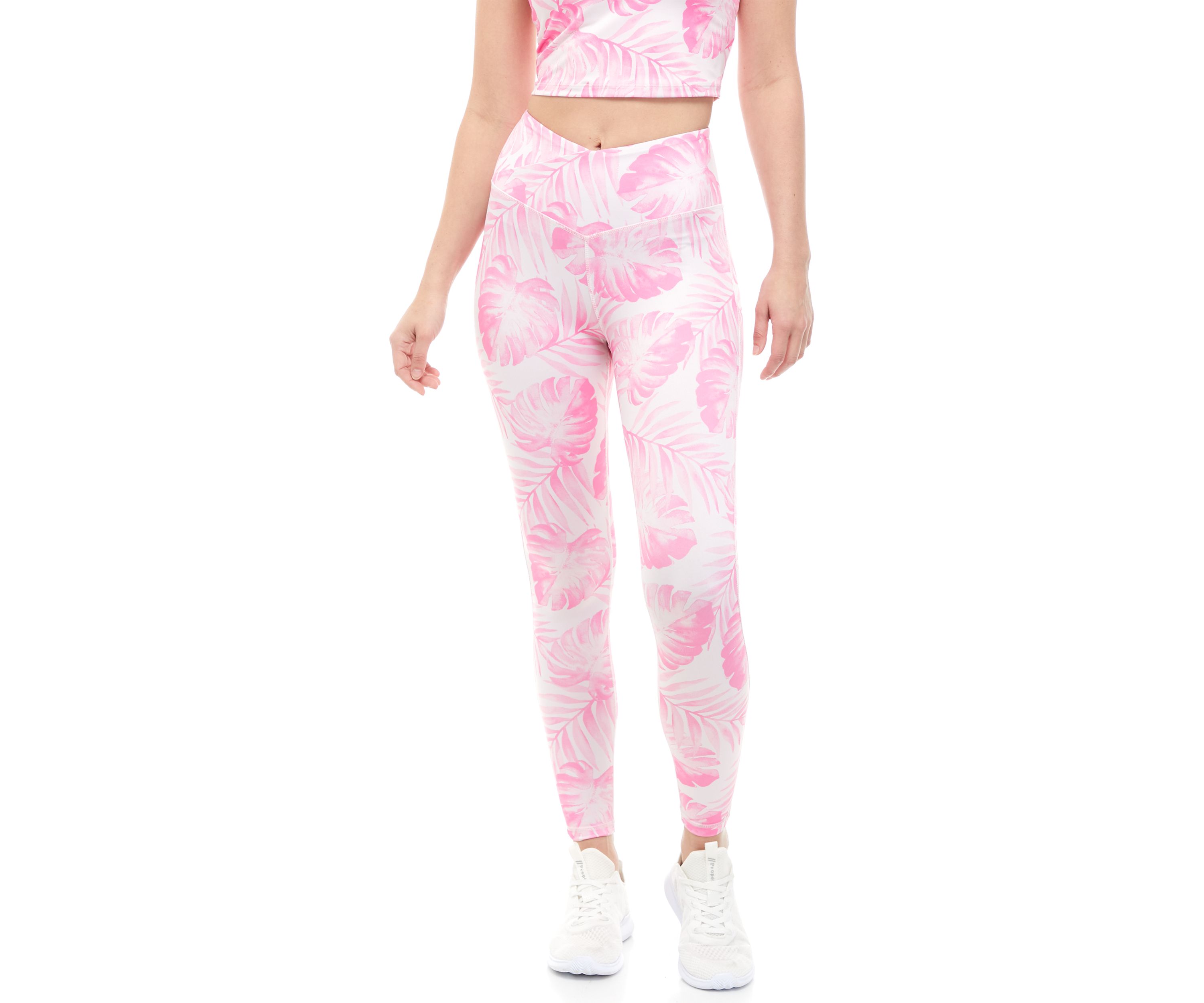 Juniors Crossover Waist Leggings 