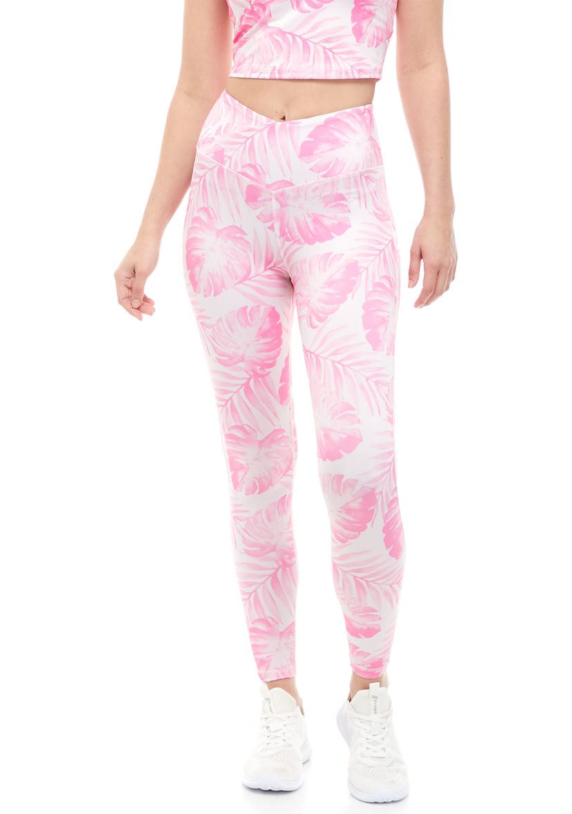 Juniors Crossover Waist Leggings 