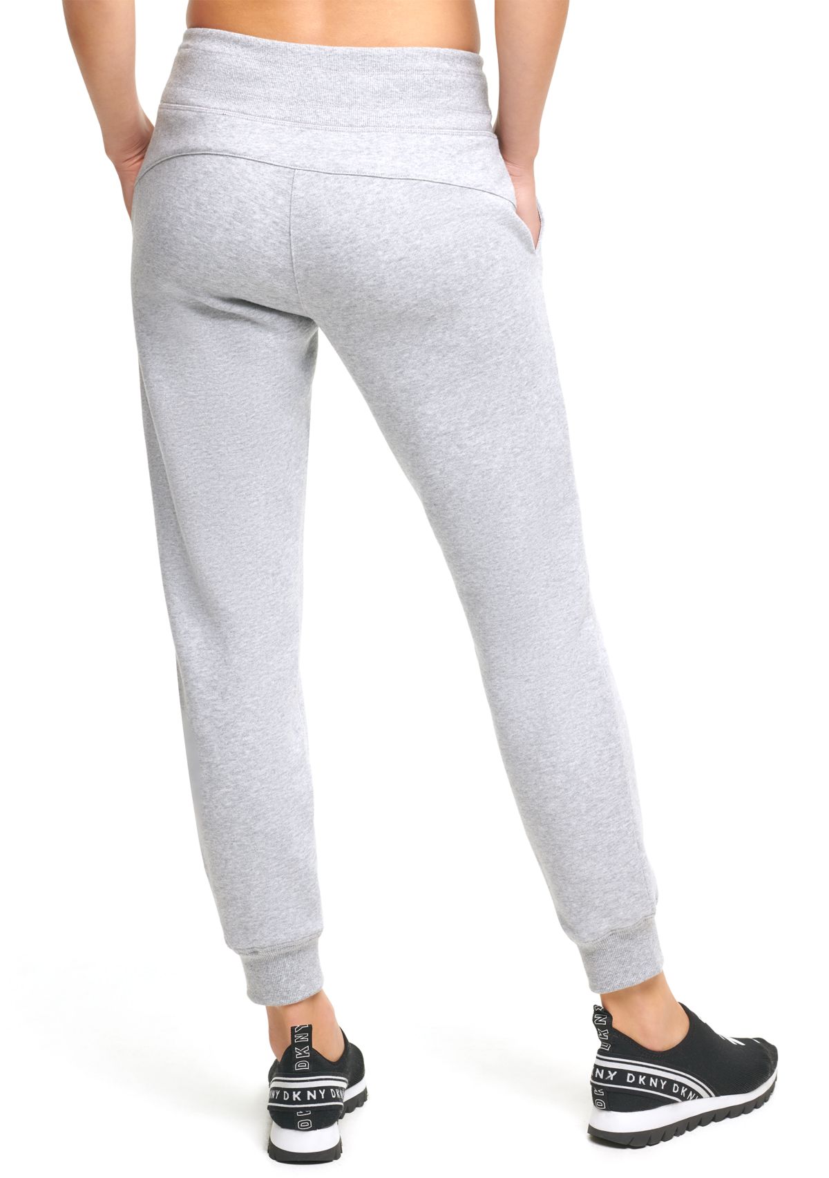 Metallic Two-Tone Drawcord Joggers