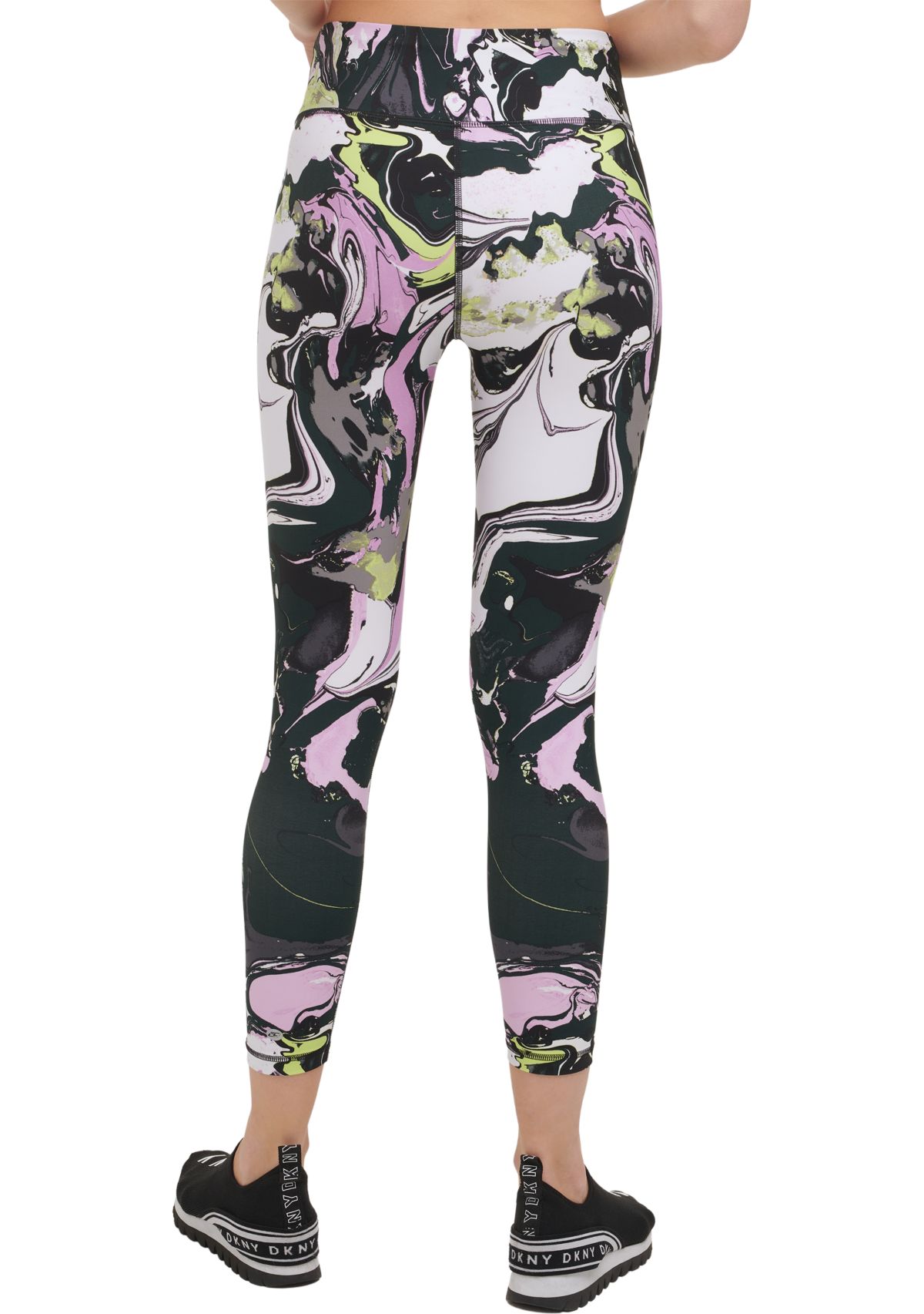 Sport Marble Print High Waist Leggings