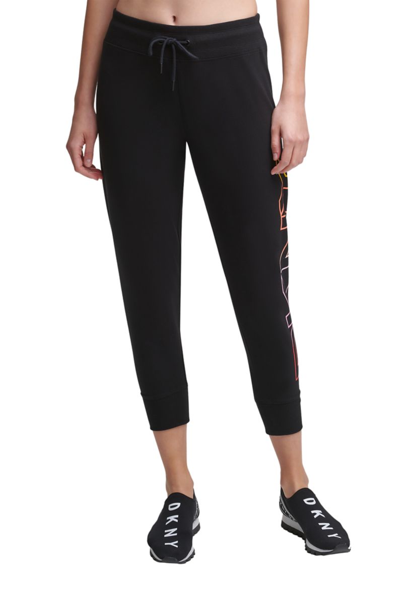 Ombré Logo Cropped Joggers