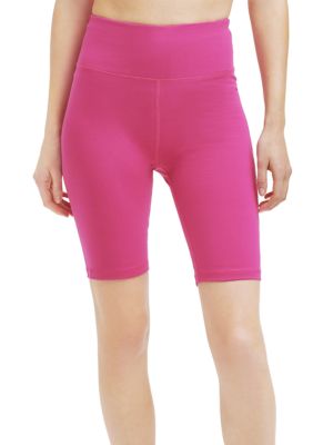 DKNY Sport Rhinestone Logo High Waist Bike Shorts | belk