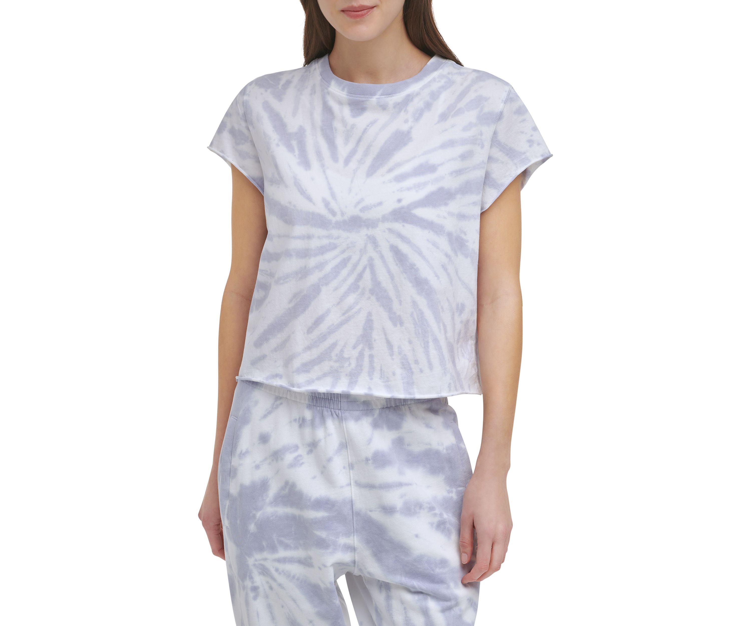 Spiral Tie-Dye Short Sleeve Boxy T-Shirt