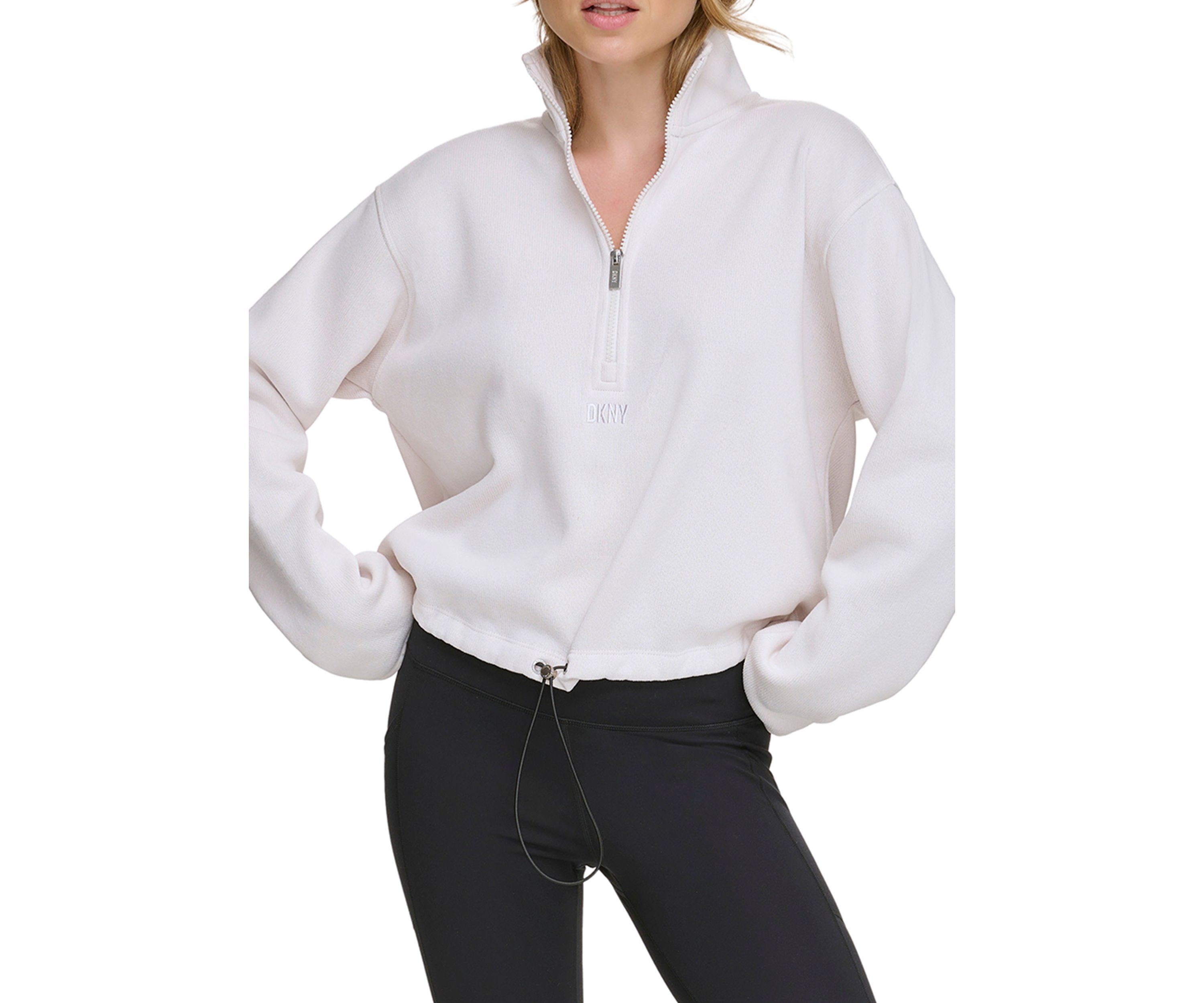 Womens Half Zip Fleece Pullover Sweater
