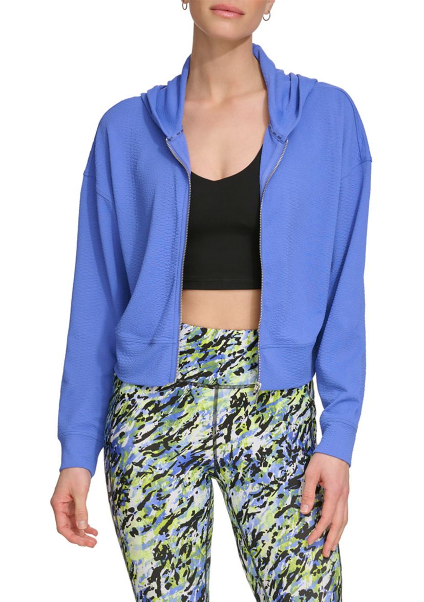 Snake Jacquard Full Zip Hoodie 