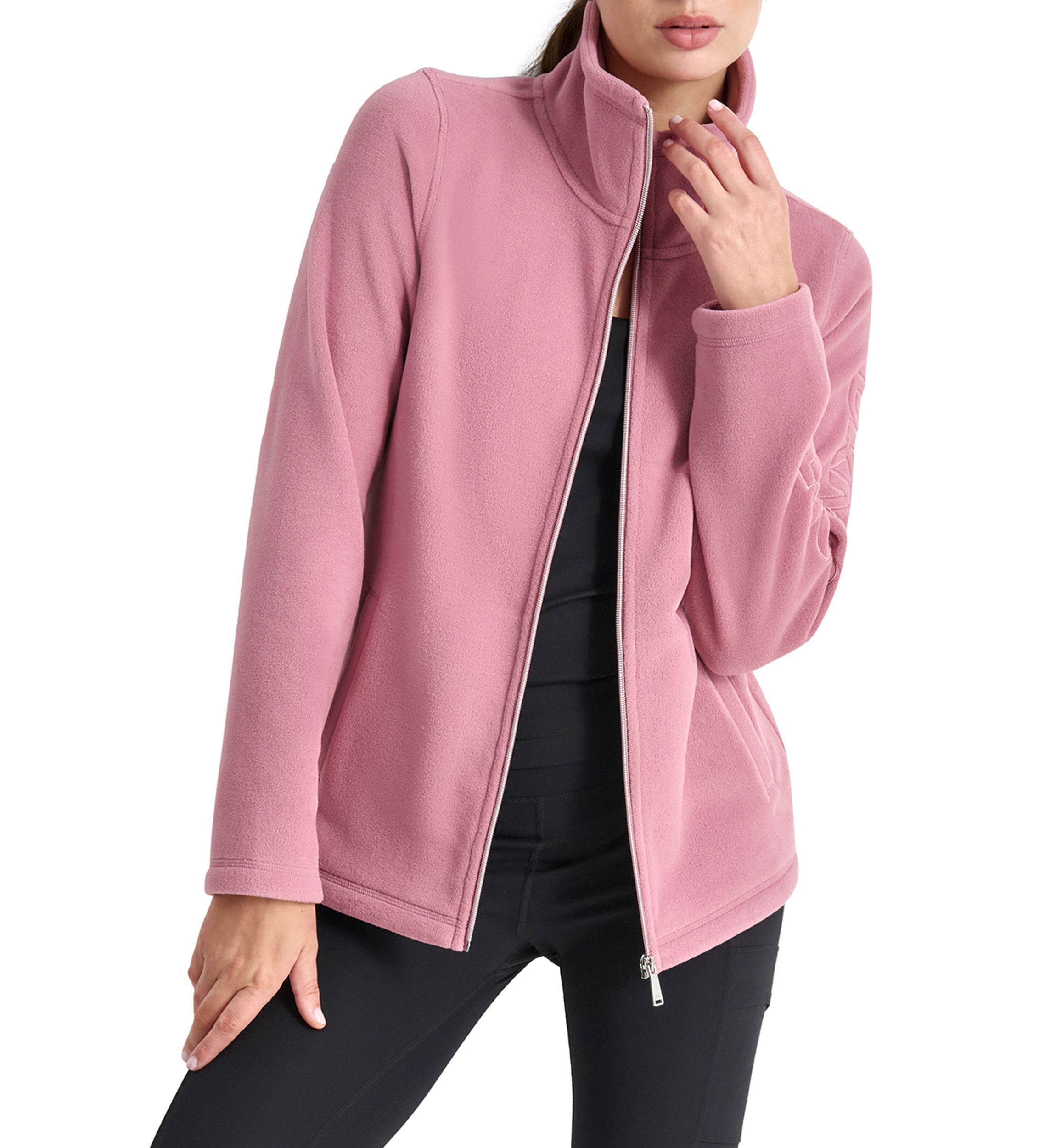 Tech Fleece Full Zip Jacket with Tonal Outline Embroidered Logo