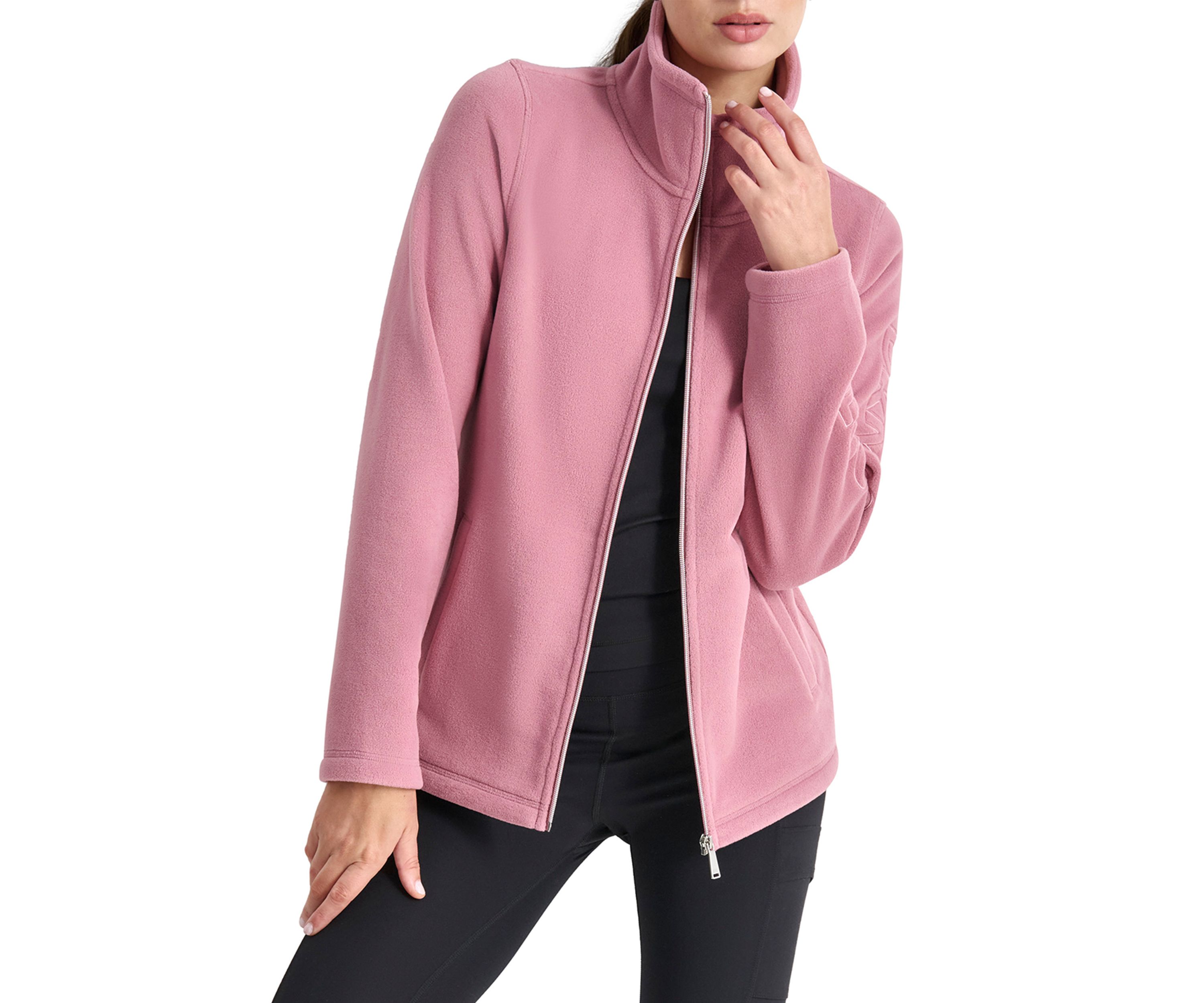Tech Fleece Full Zip Jacket with Tonal Outline Embroidered Logo