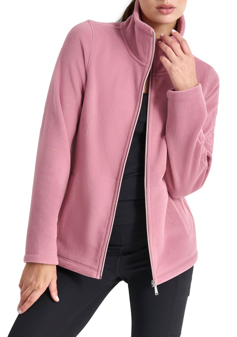Tech Fleece Full Zip Jacket with Tonal Outline Embroidered Logo