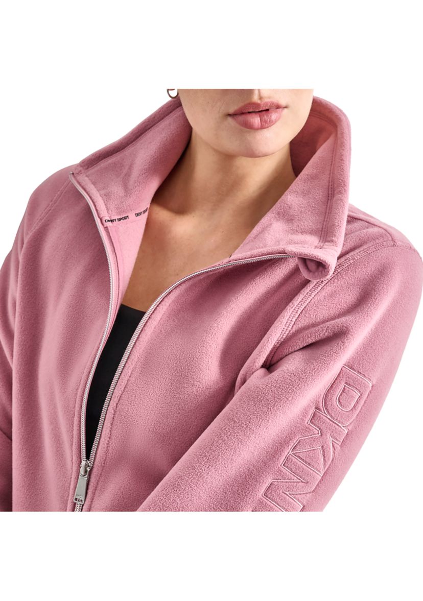 Tech Fleece Full Zip Jacket with Tonal Outline Embroidered Logo