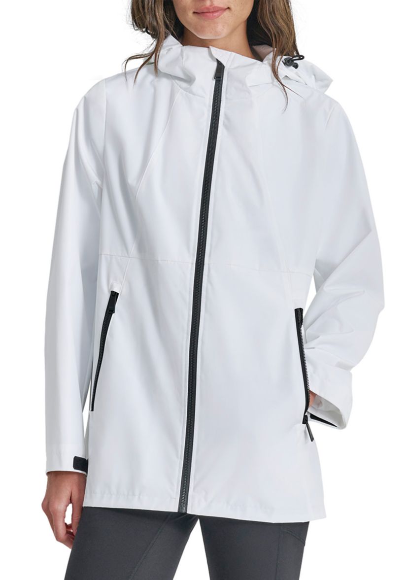 Womens Hooded Full Zip Spectator Jacket with Velcro® Cuff Detail