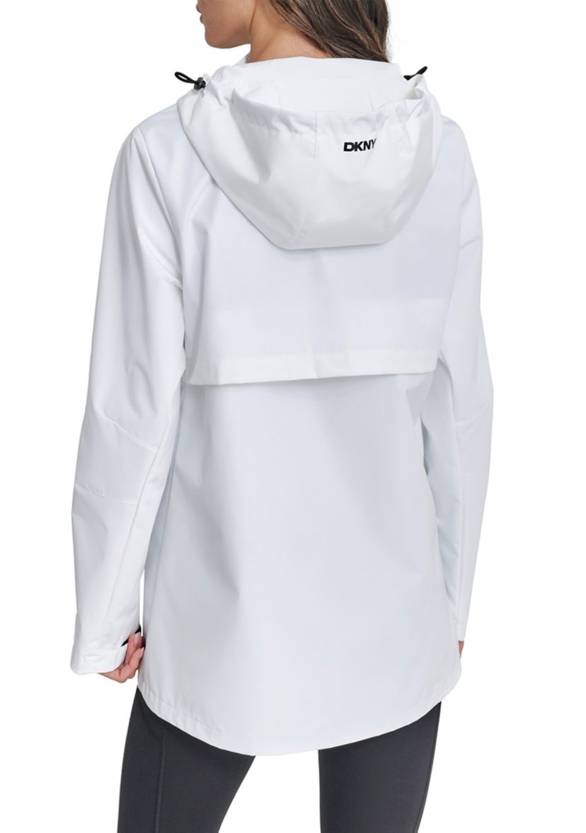 Womens Hooded Full Zip Spectator Jacket with Velcro® Cuff Detail