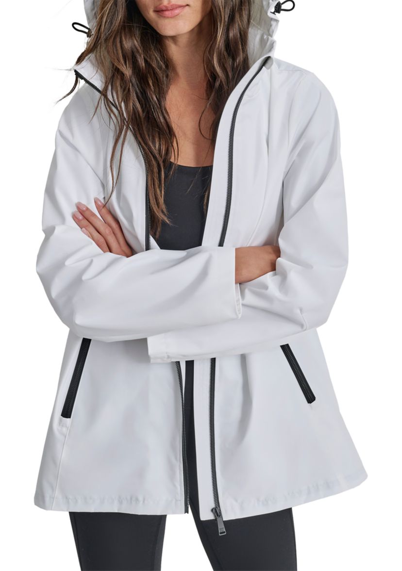 Womens Hooded Full Zip Spectator Jacket with Velcro® Cuff Detail