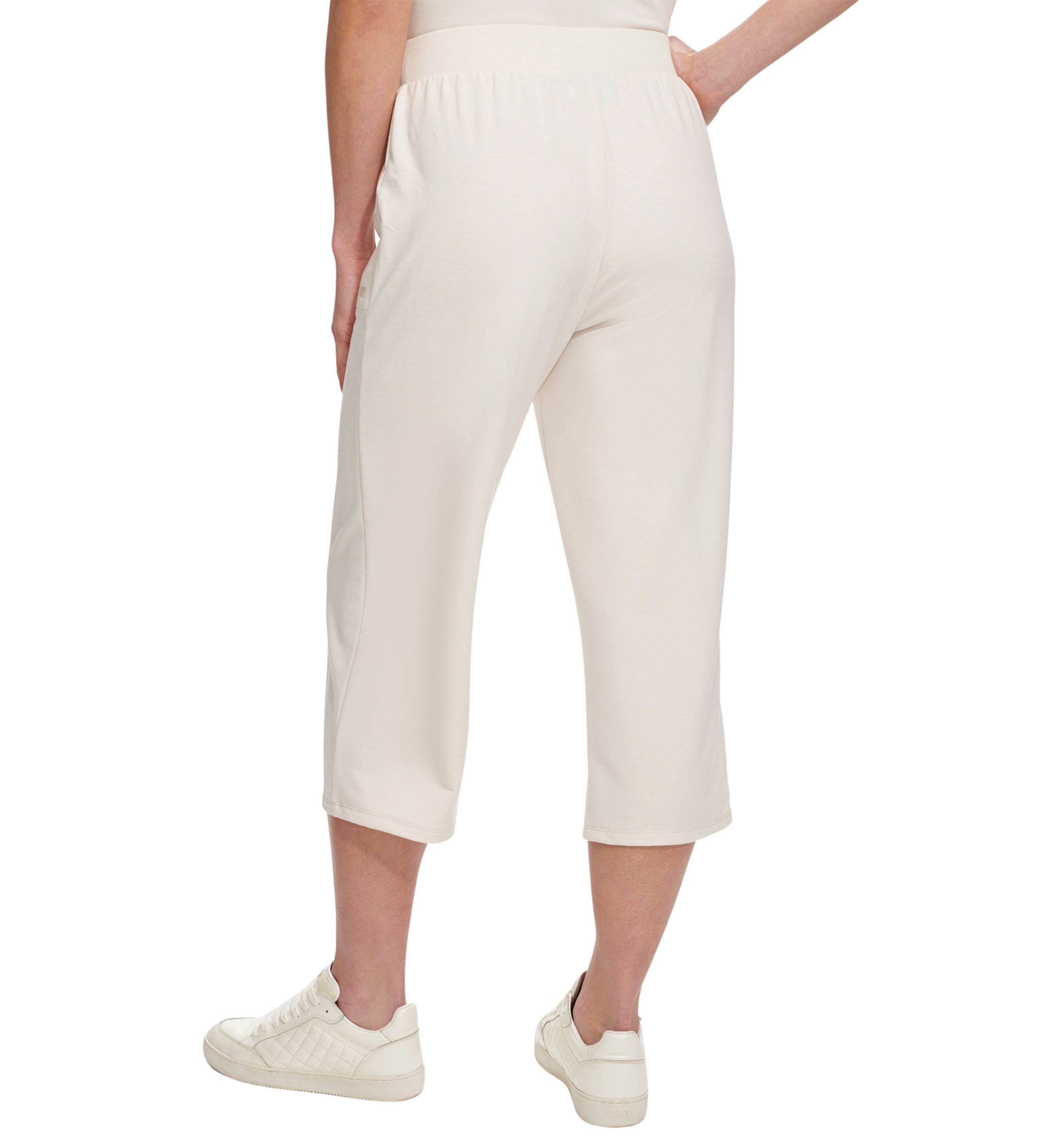 Cropped Wide Leg Pants with Pockets 
