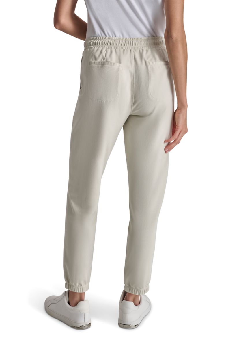 Smocked Waistband Joggers with Pockets 