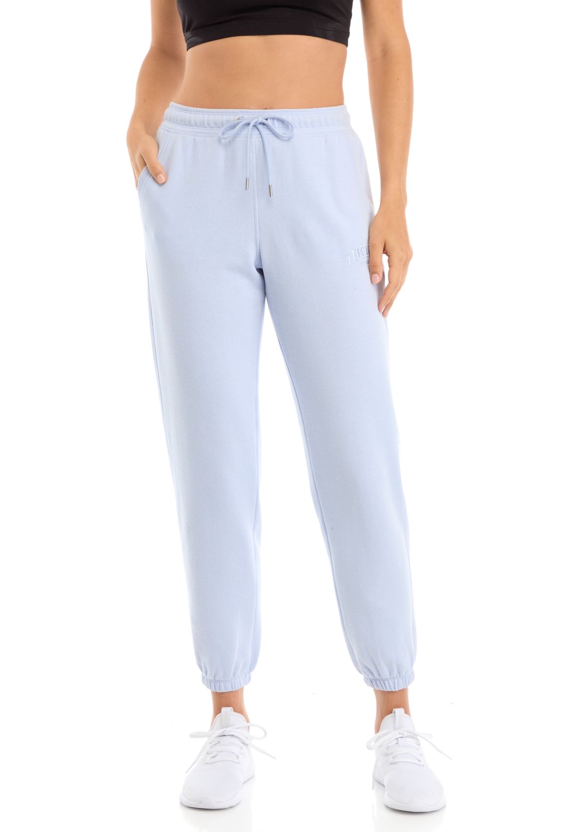 Womens Varsity Embroidered Logo Joggers with Pockets
