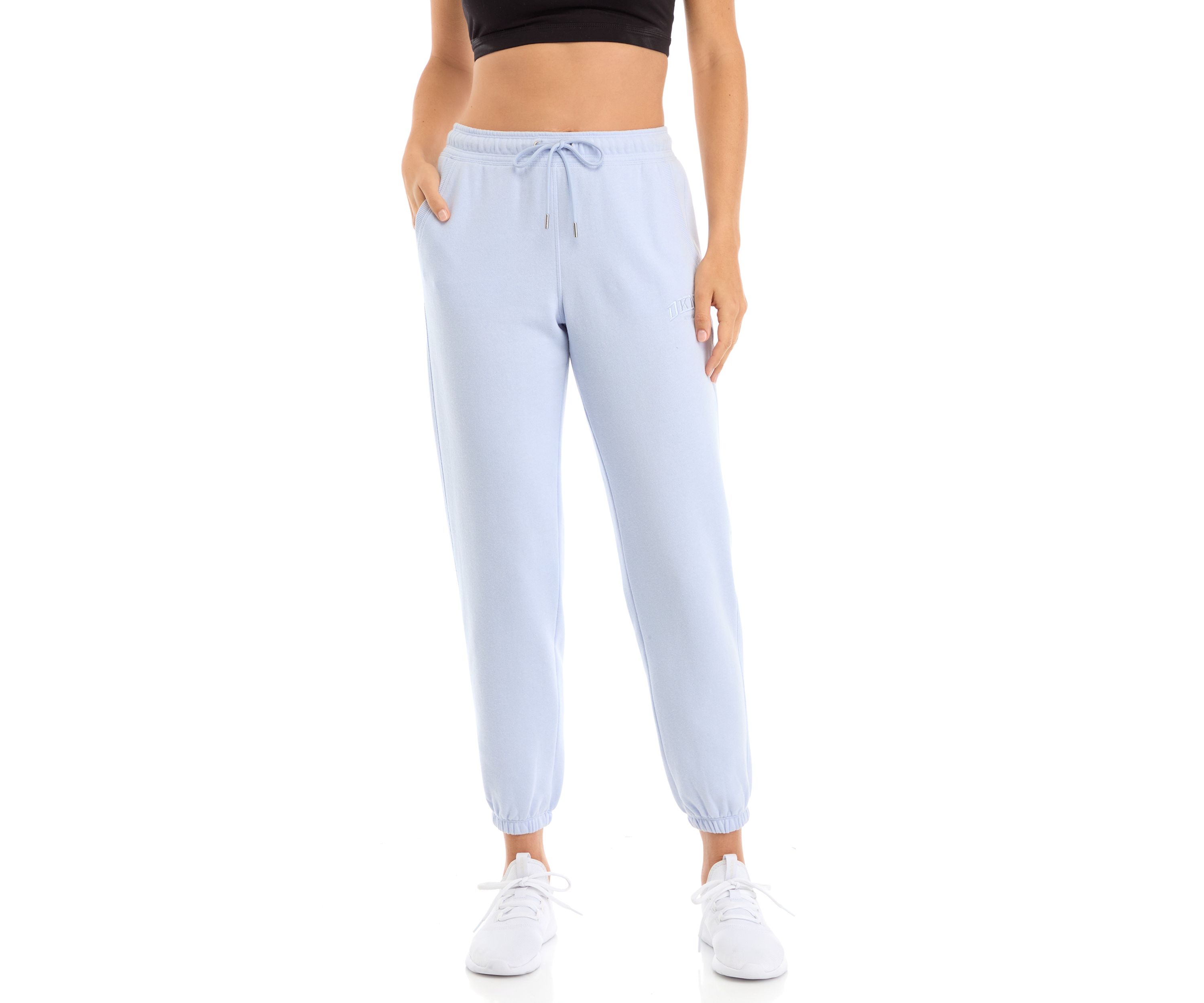 Womens Varsity Embroidered Logo Joggers with Pockets