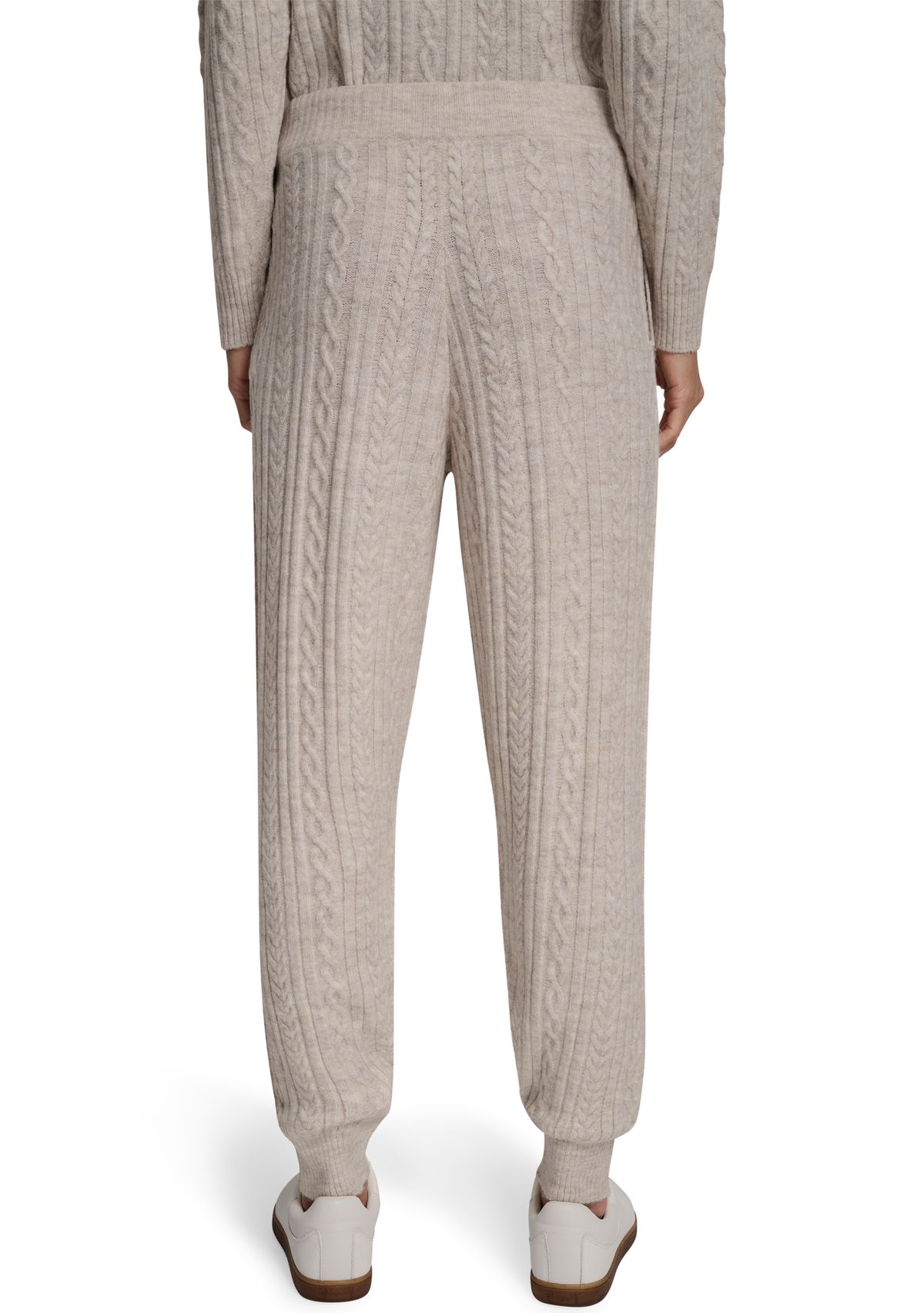 Cozy Cable Sweater Joggers with Pockets