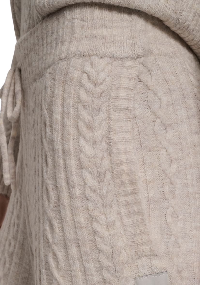 Cozy Cable Sweater Joggers with Pockets