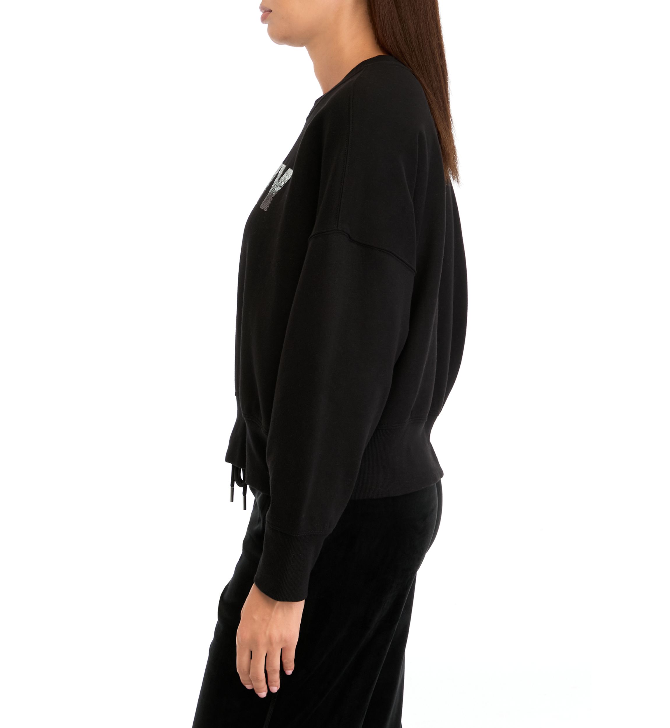 Womens Ombré Sequin Graphic T-Shirt