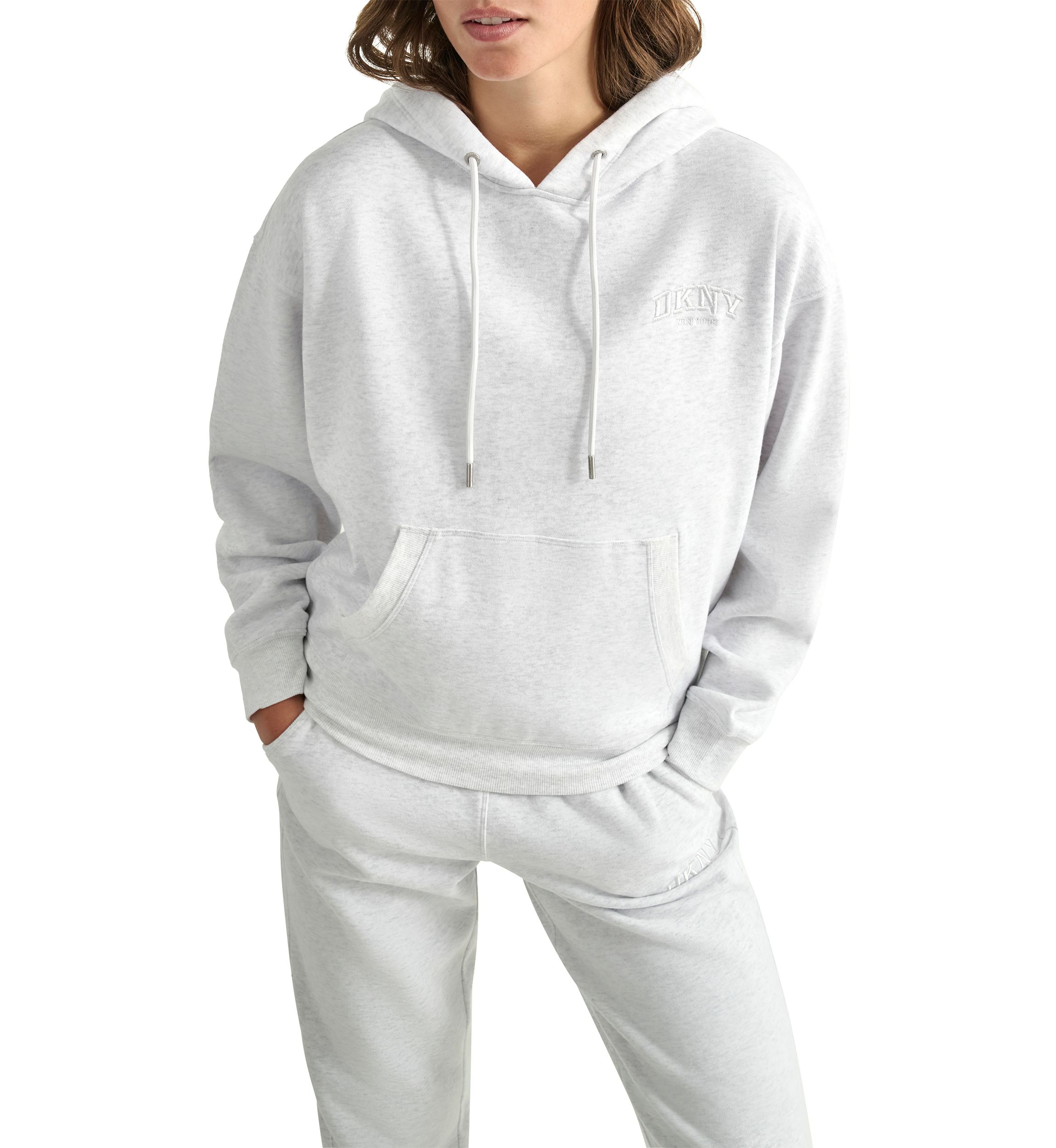 Varsity Embroidered Logo Hoodie 