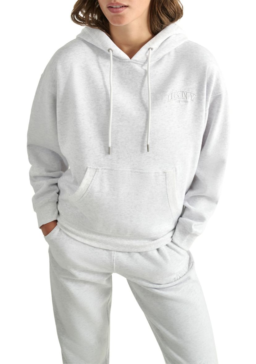 Varsity Embroidered Logo Hoodie 