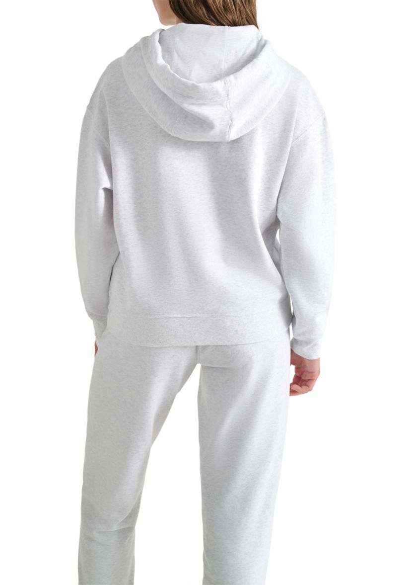 Varsity Embroidered Logo Hoodie 