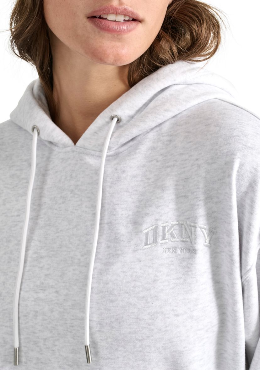 Varsity Embroidered Logo Hoodie 