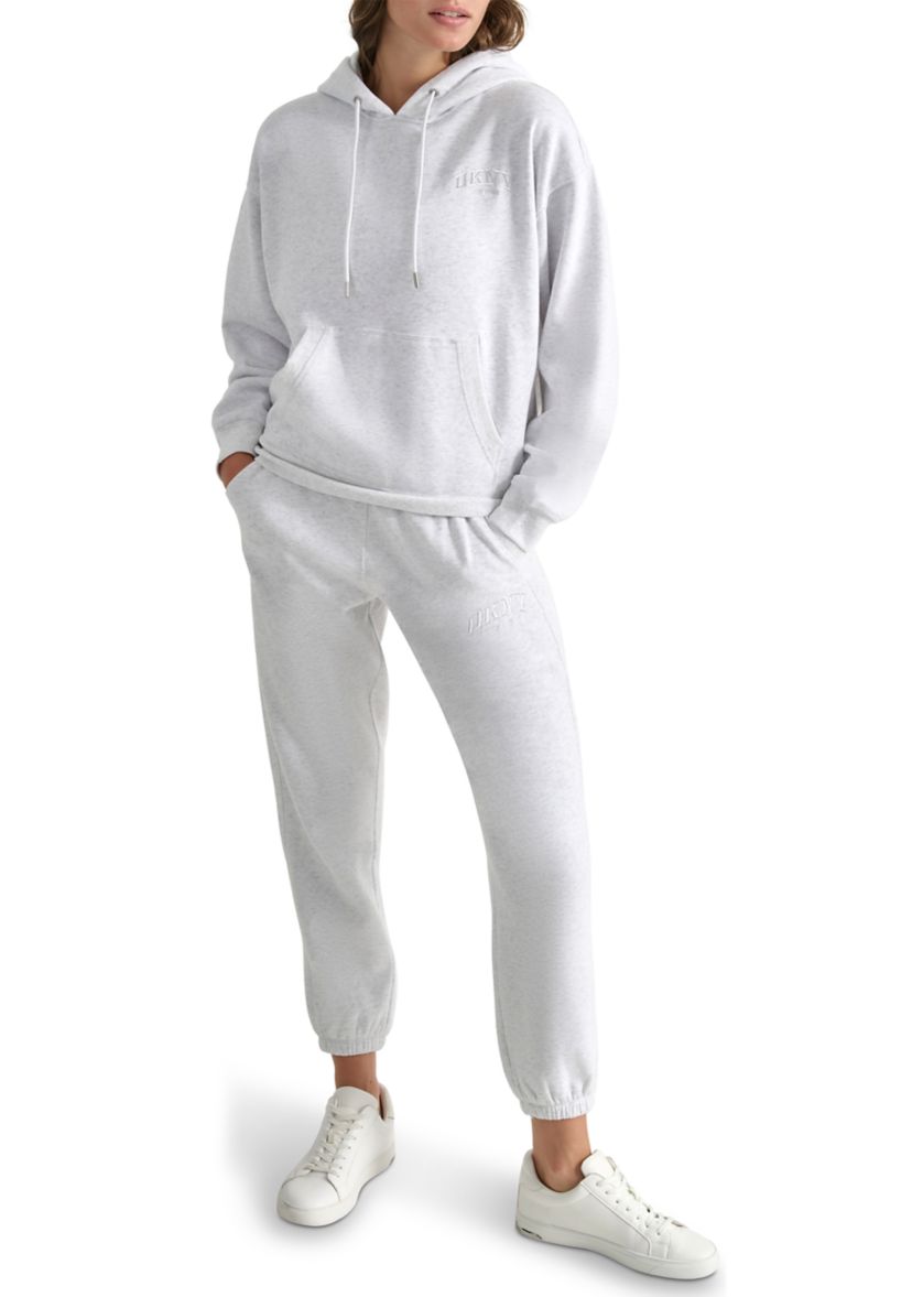 Varsity Embroidered Logo Hoodie 