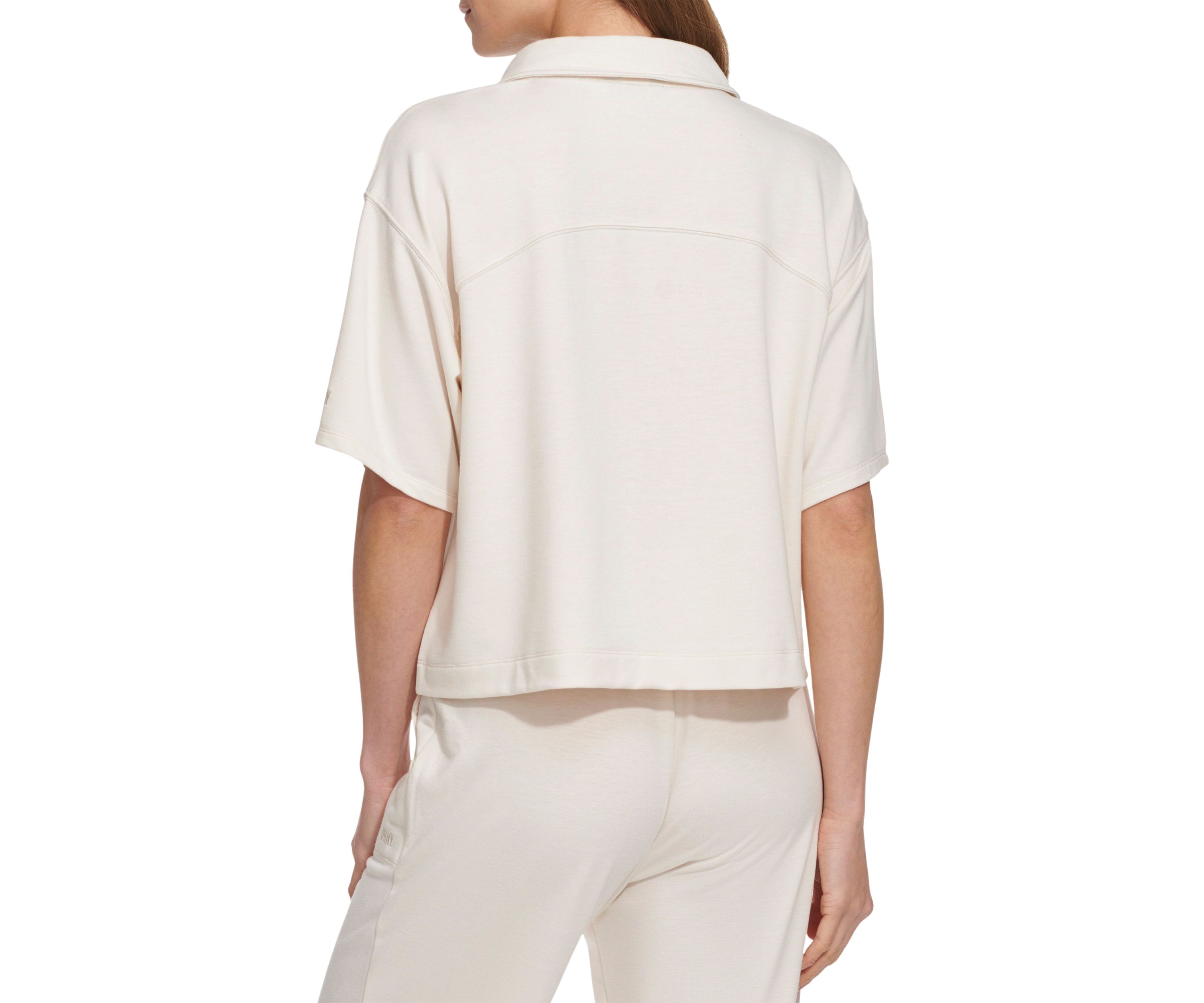 Short Sleeve Johnny Collar Shirt