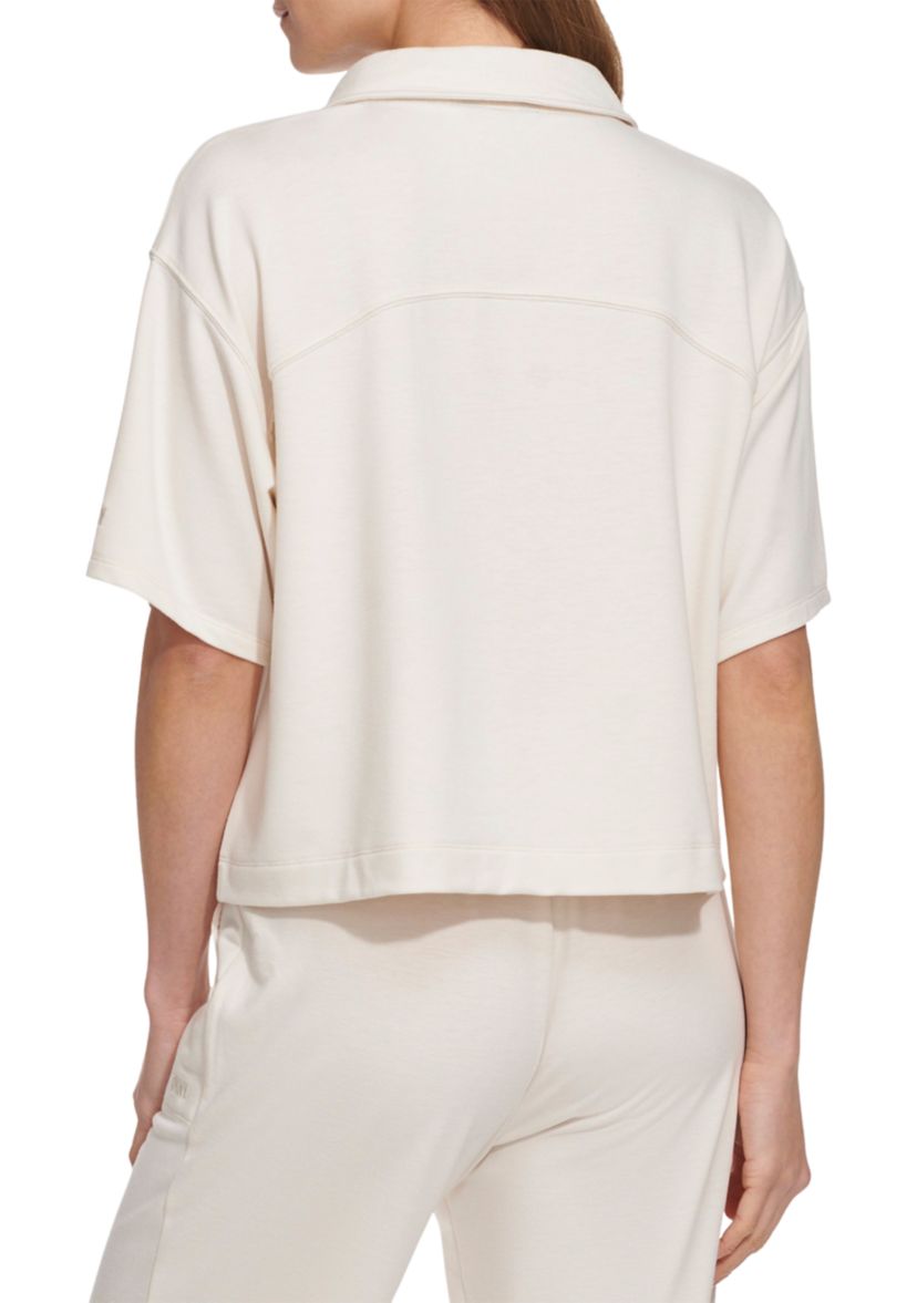 Short Sleeve Johnny Collar Shirt