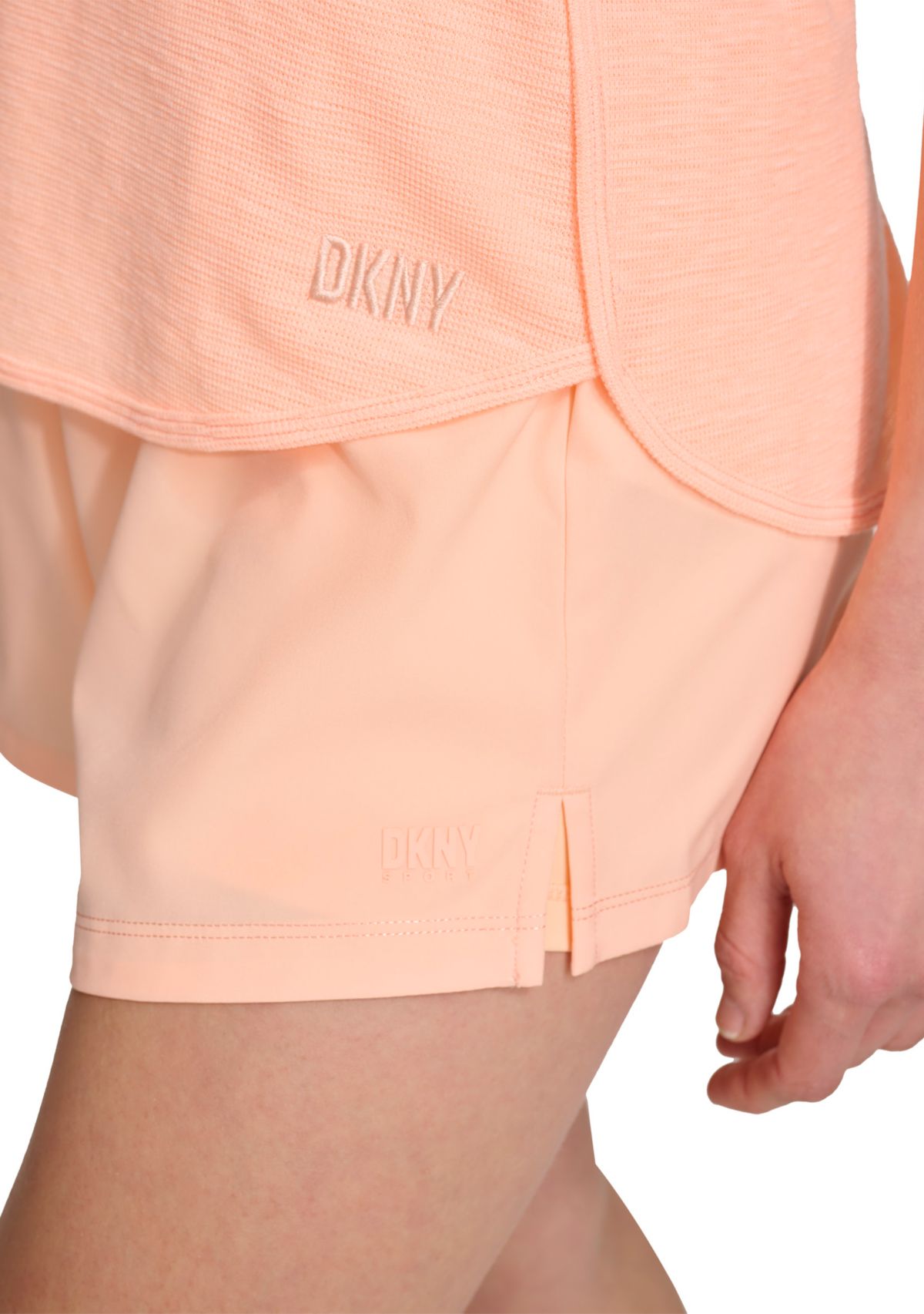 Womens Mini Slub Waffle Short Sleeve T-Shirt