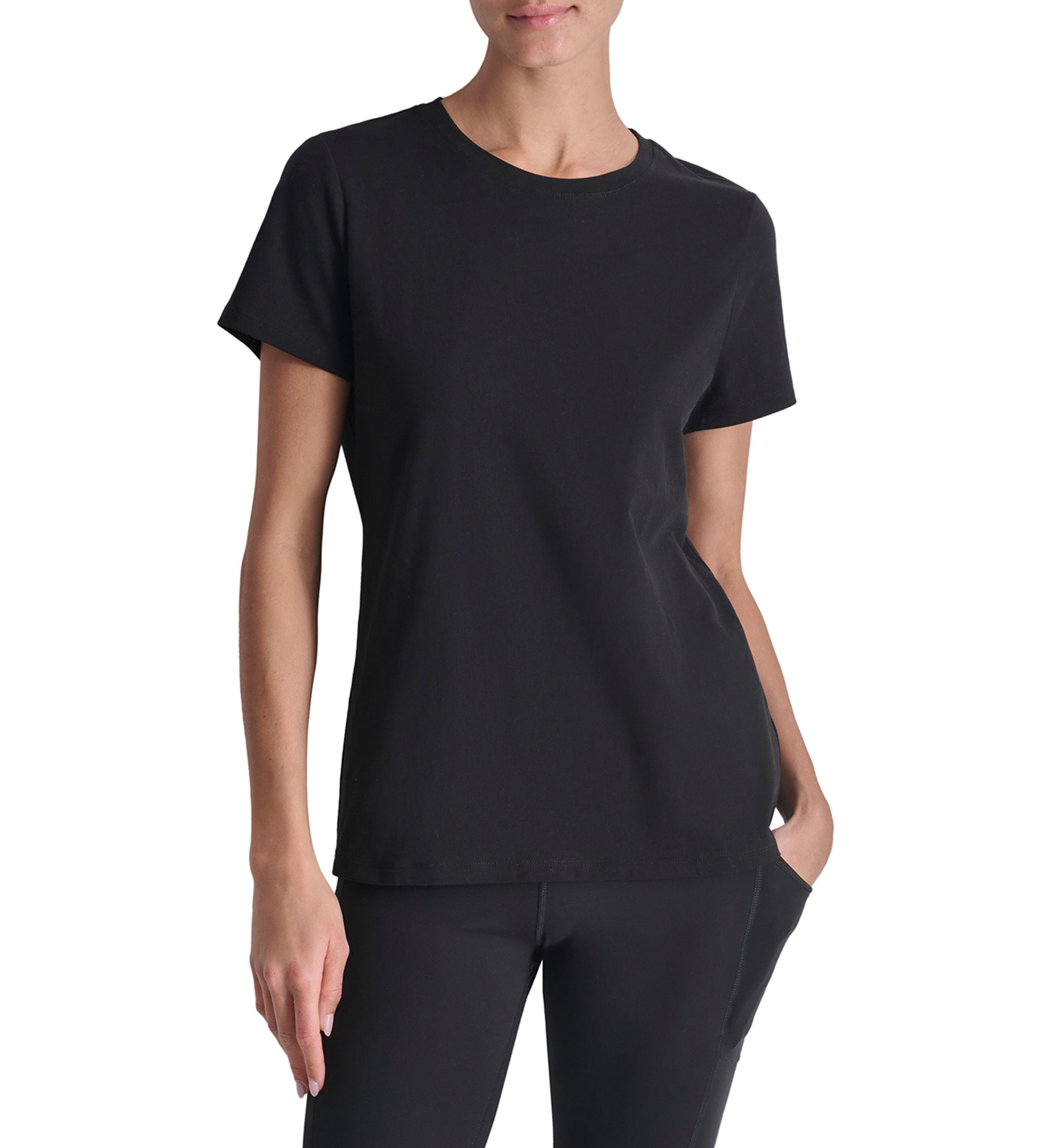 Womens Tonal Embroidered Logo T-Shirt