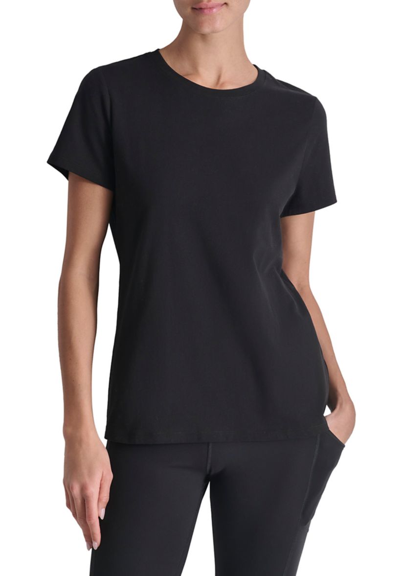 Womens Tonal Embroidered Logo T-Shirt