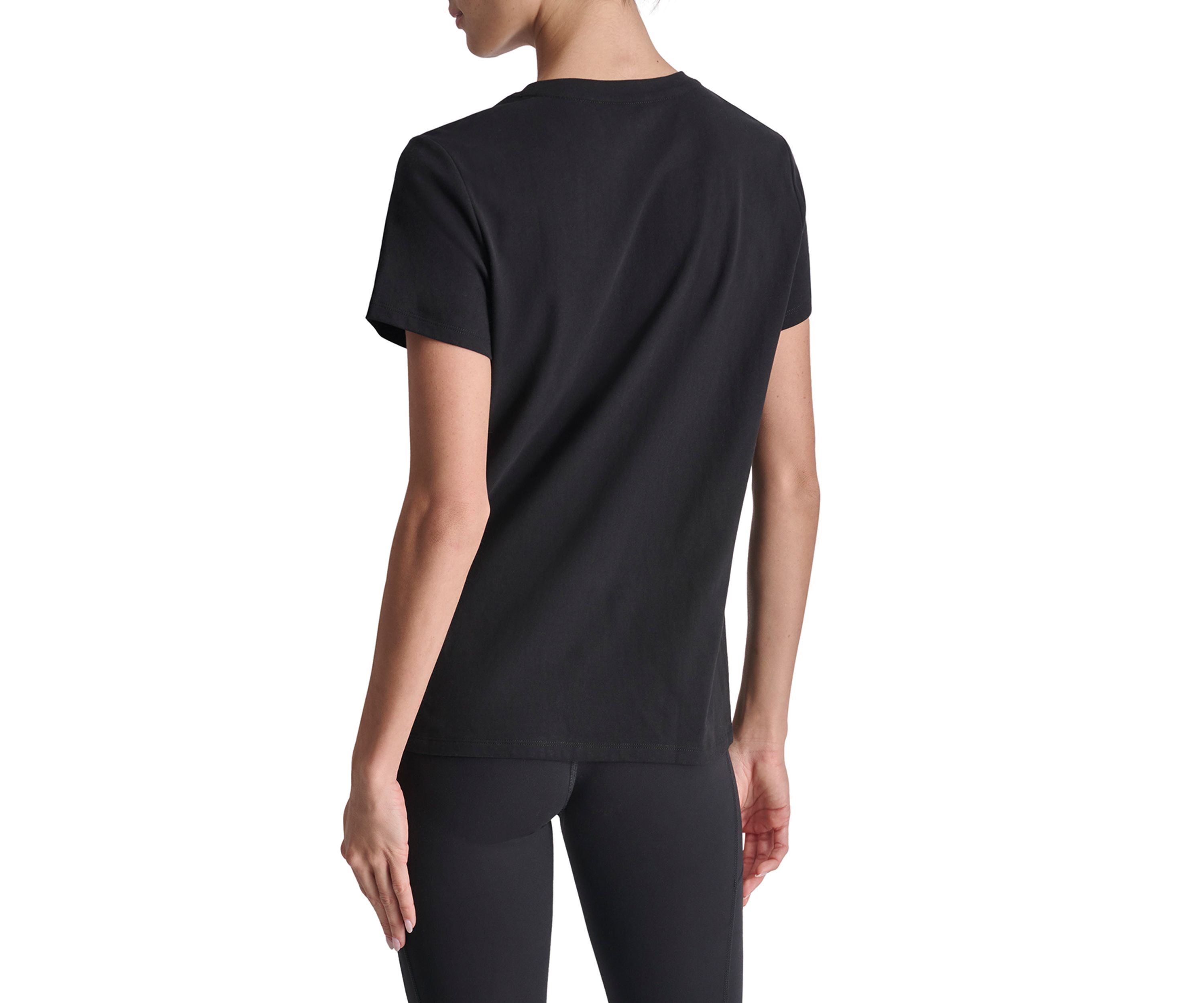 Womens Tonal Embroidered Logo T-Shirt