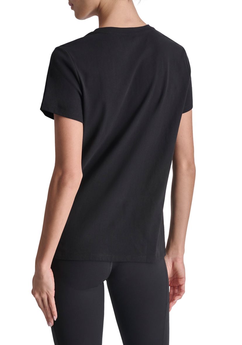 Womens Tonal Embroidered Logo T-Shirt