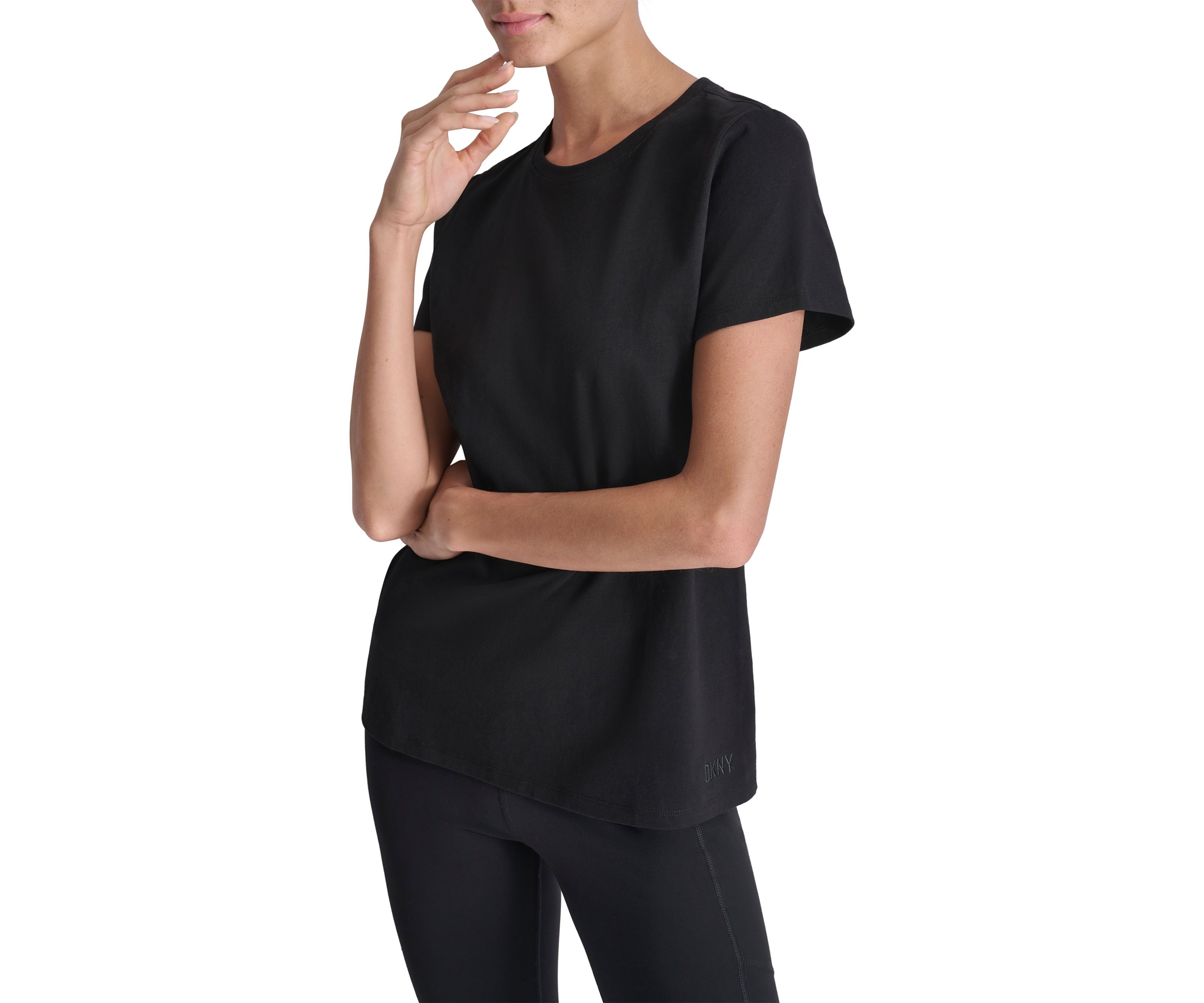 Womens Tonal Embroidered Logo T-Shirt