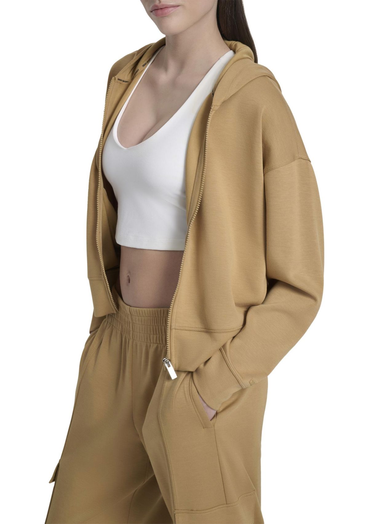 Womens Highline Scuba Full Zip Hoodie with Pockets