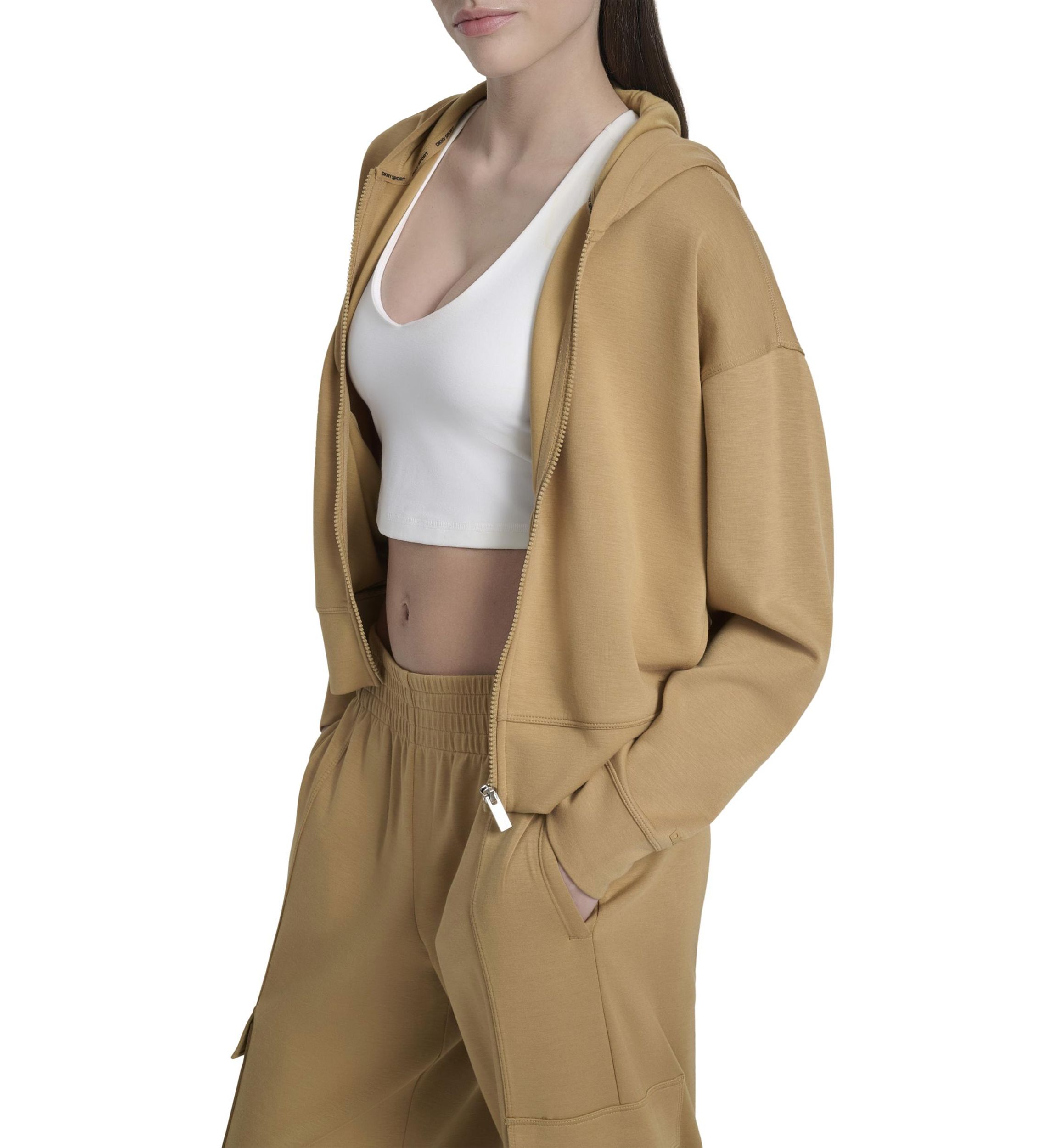 Womens Highline Scuba Full Zip Hoodie with Pockets