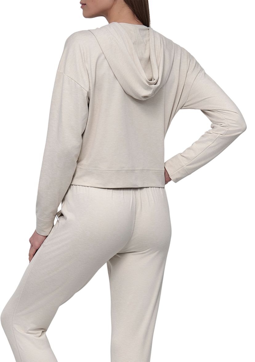 Space Dye Full Zip Hoodie with Pockets 