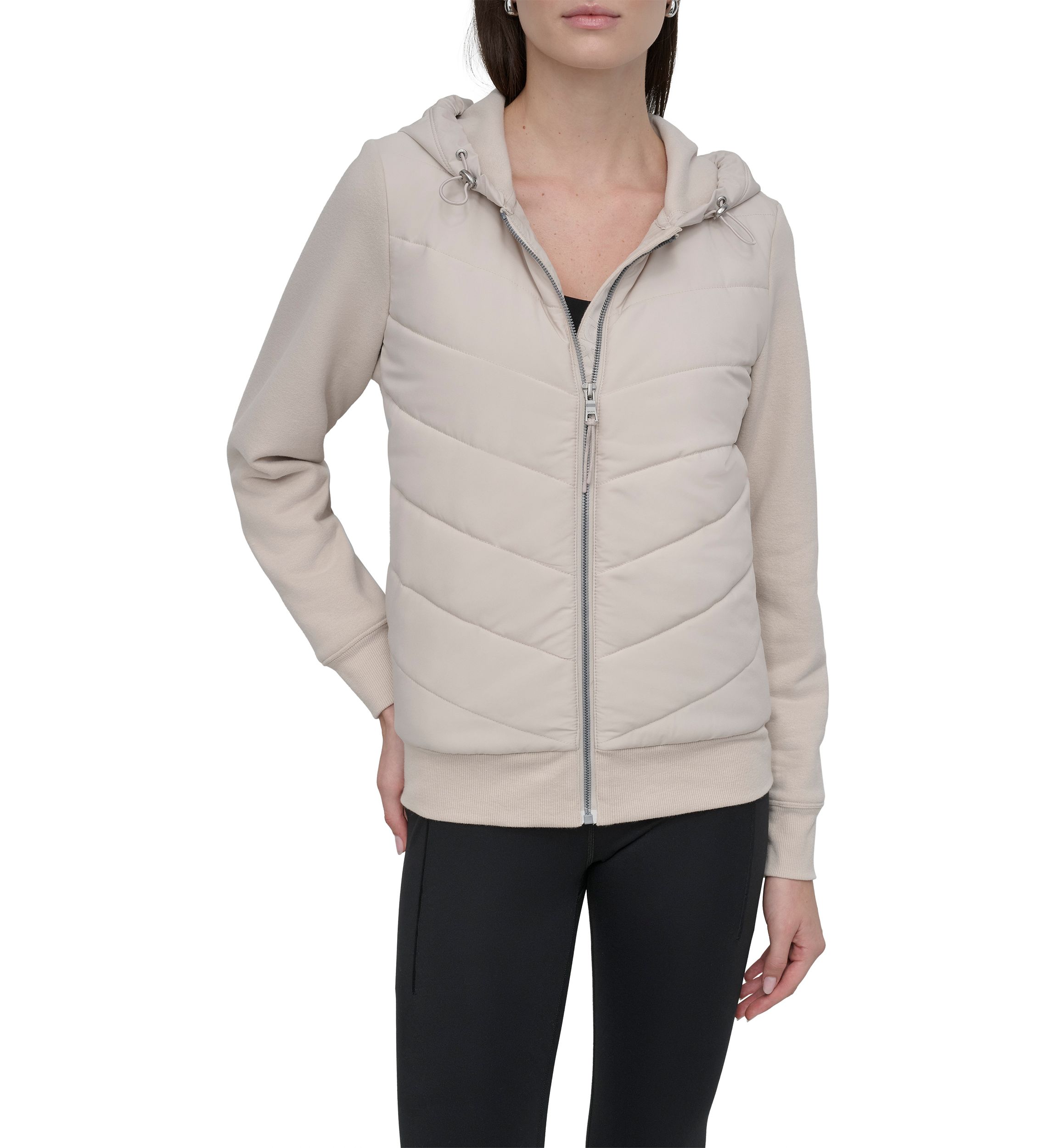 Lightweight Hybrid Full Zip Jacket