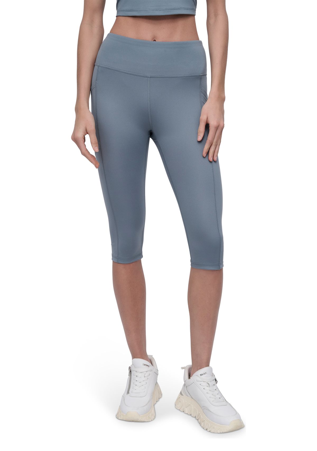 Balance Compression High Waist 16" Mini Capri Pants with Pockets