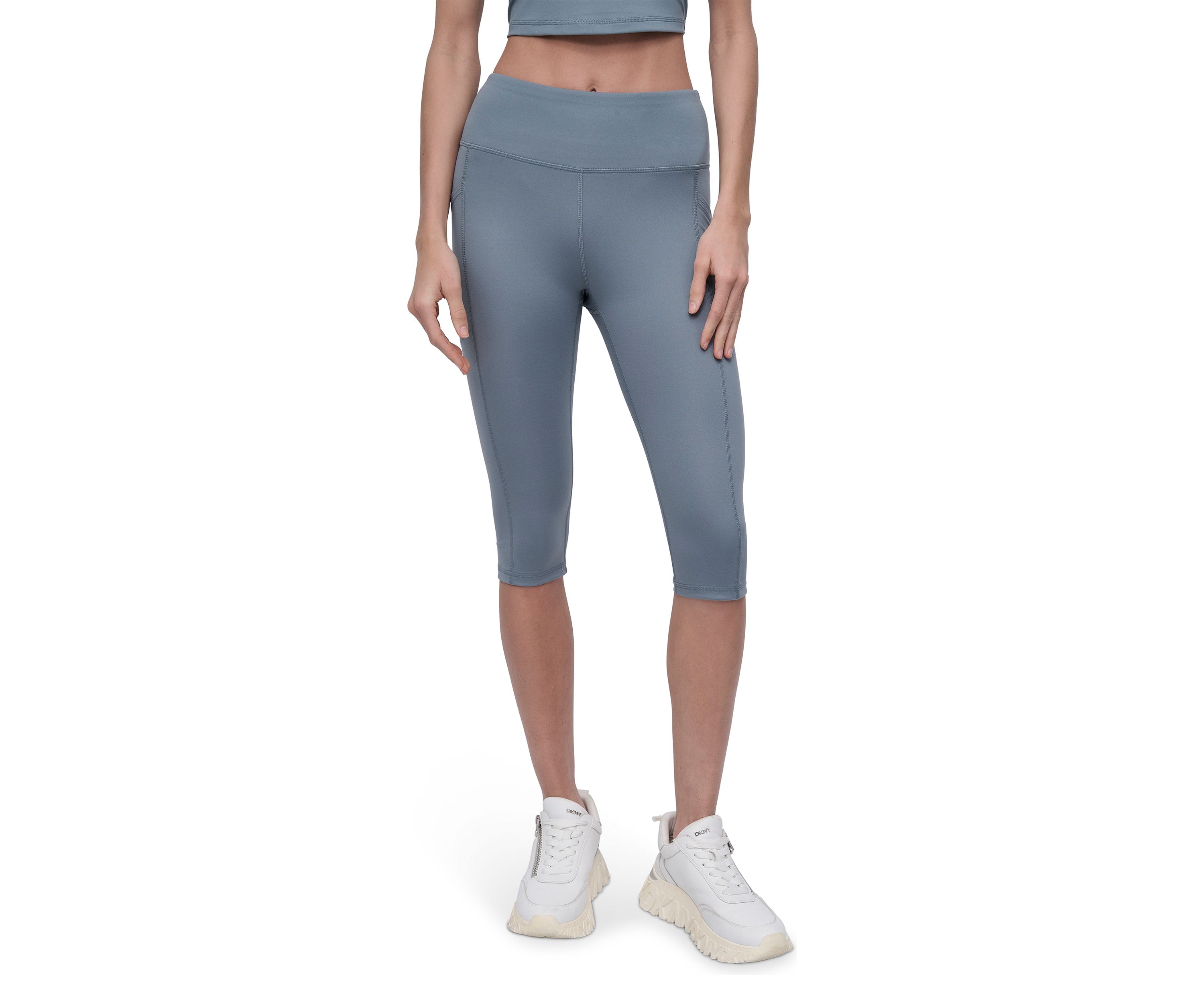 Balance Compression High Waist 16" Mini Capri Pants with Pockets