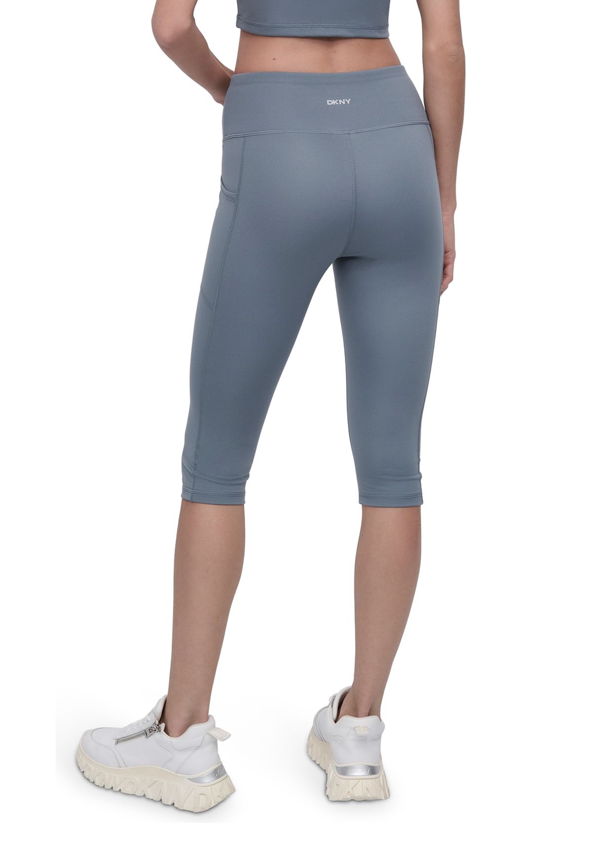 Balance Compression High Waist 16" Mini Capri Pants with Pockets