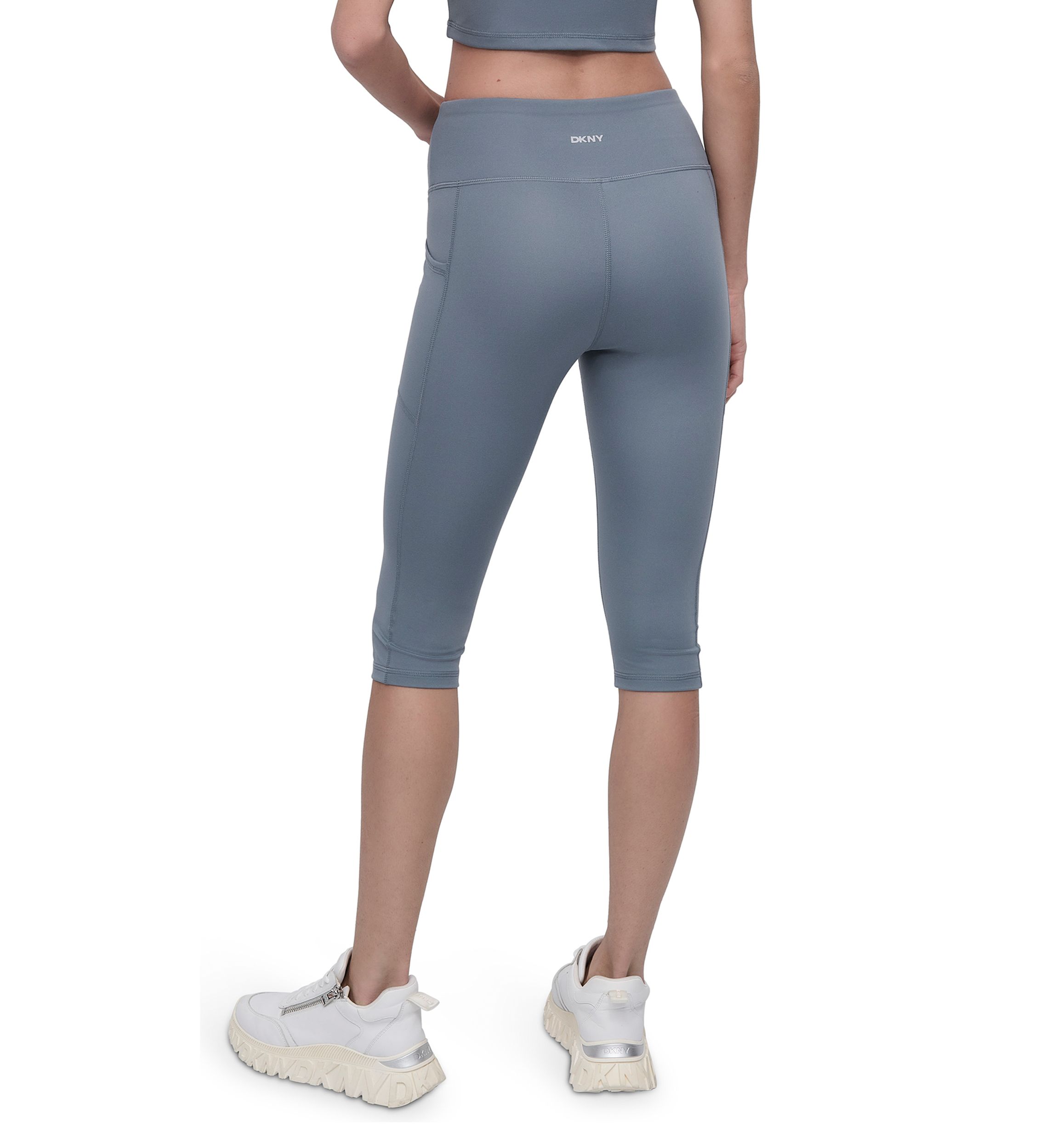 Balance Compression High Waist 16" Mini Capri Pants with Pockets