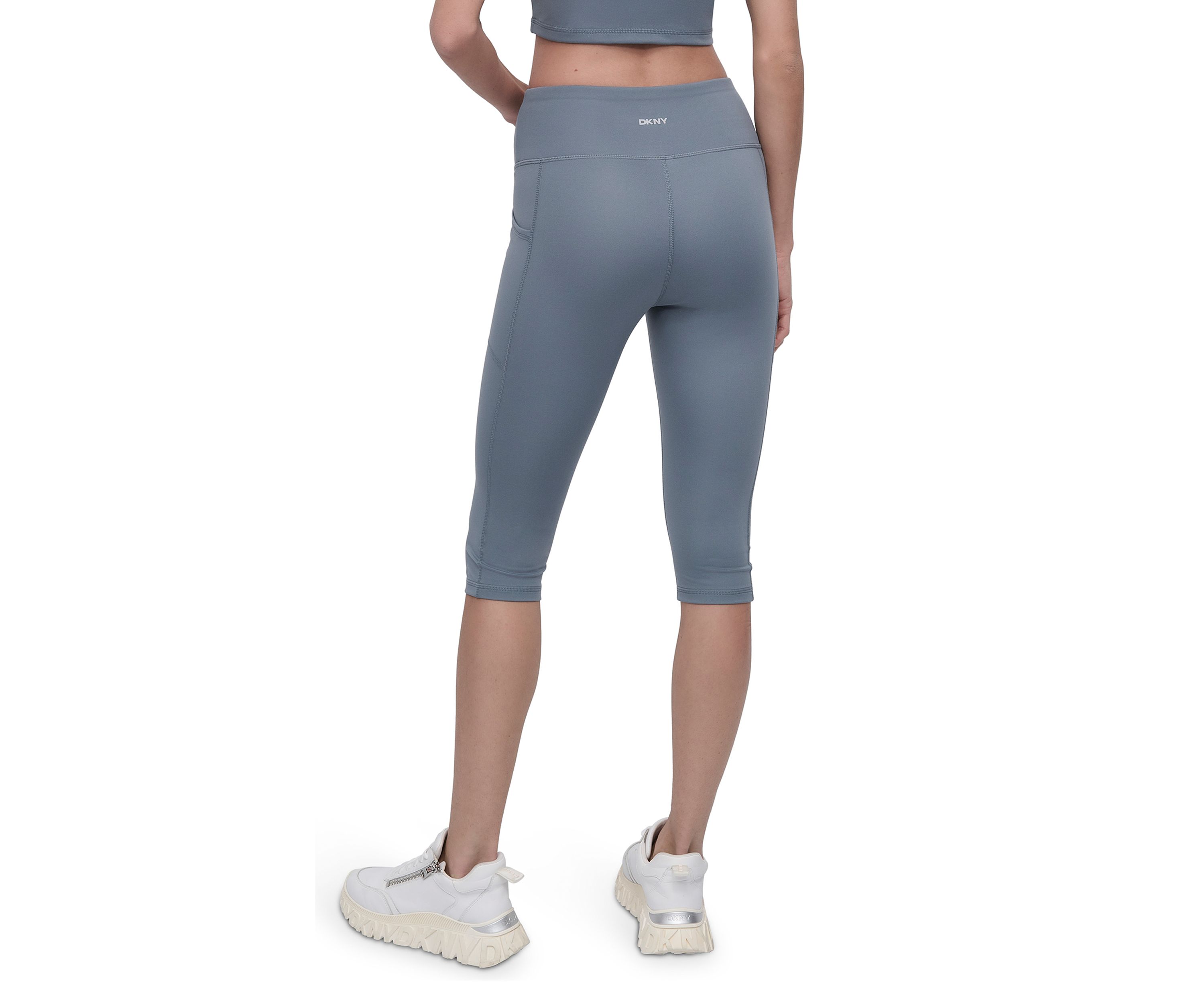 Balance Compression High Waist 16" Mini Capri Pants with Pockets