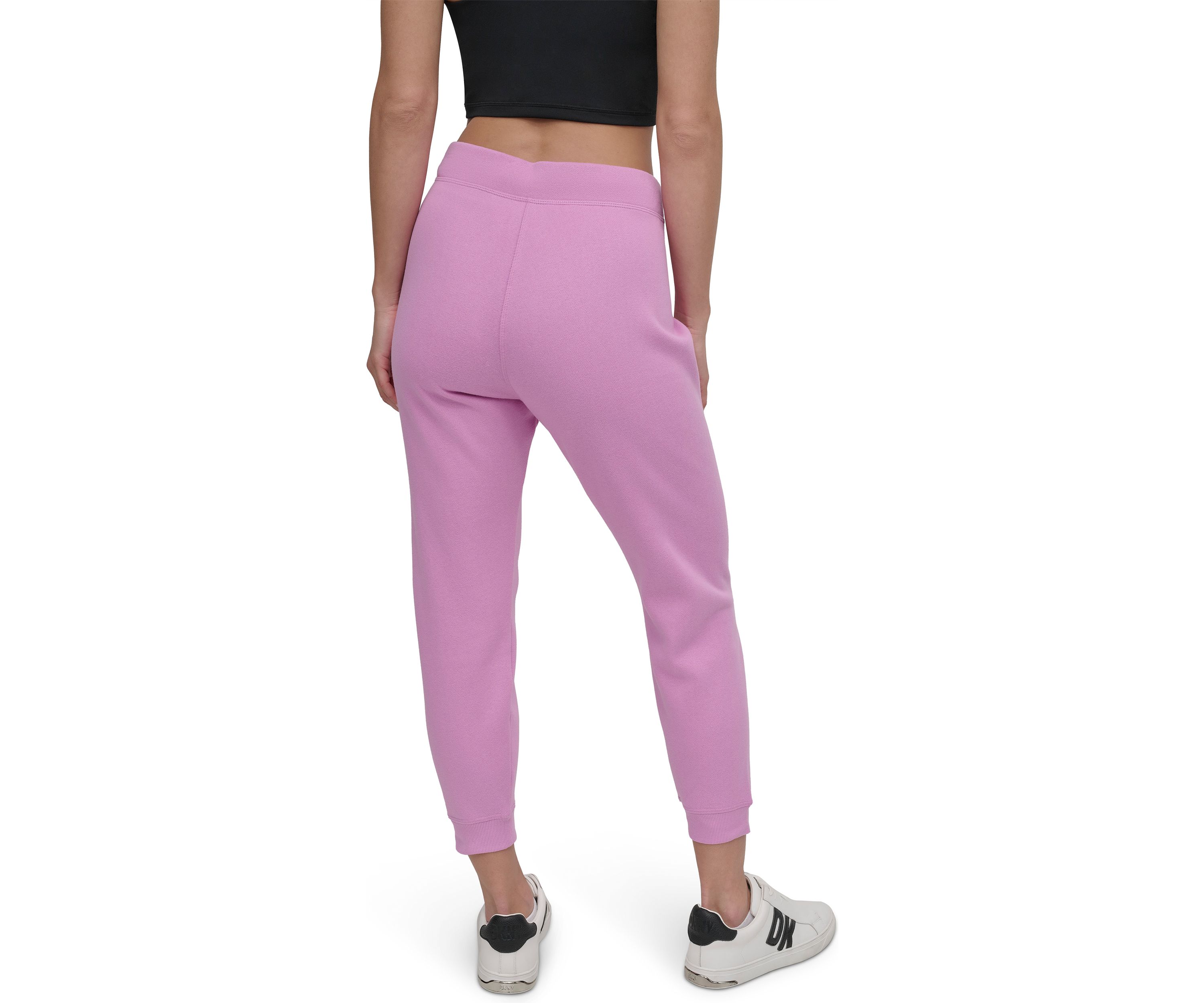 Embroidered Logo Taper Leg Ankle Length Joggers 
