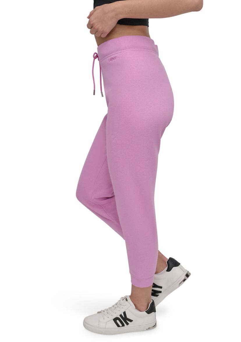 Embroidered Logo Taper Leg Ankle Length Joggers 